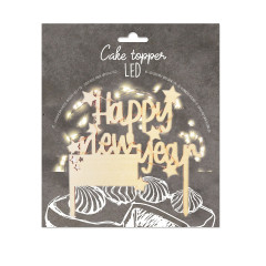 Cake topper LED Happy New Year