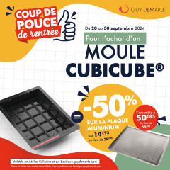 Offre Moule Cubicube Ohra® + plaque aluminium perforée