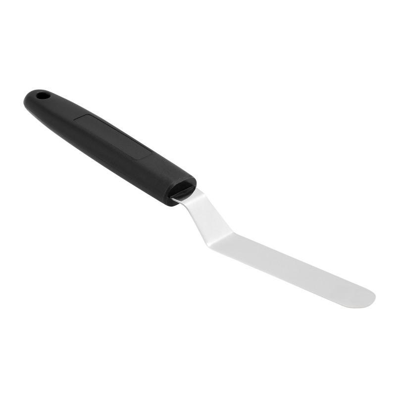 Mini spatule Fkofficium coudé en inox - lame arrondie - Lame (cm) 9 cm -  Pâtisserie - Parlapapa