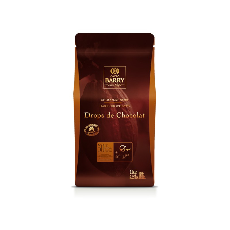 Pépites de chocolat noir 50 % de cacao- Guy Demarle
