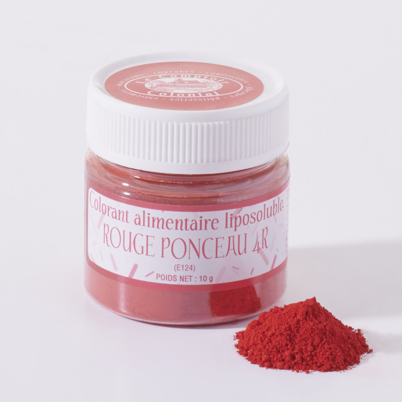 Colorant liposoluble liquide rouge idéal pour colorer le chocolat blanc 30  ml - Patisdecor
