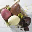 Kit Oeuf de Pâques FLEXIPAN® INSPIRATION Chocolat blanc