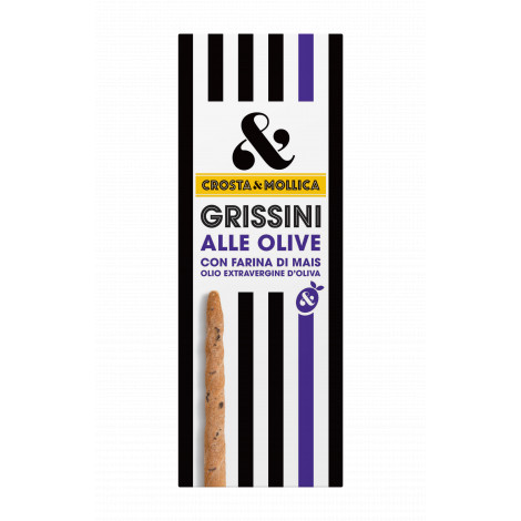 Gressins Crosta & Mollica Grissini alle Olive, 140 g